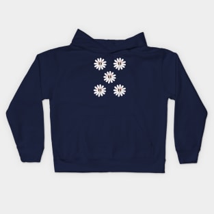 Daisy Flower with French Bulldog Head Kids Hoodie